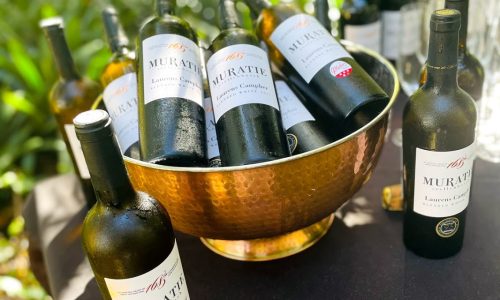 Food and wine at Muratie Estate