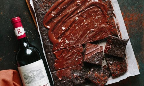 Winter indulgence with Roodeberg and chocolate brownies
