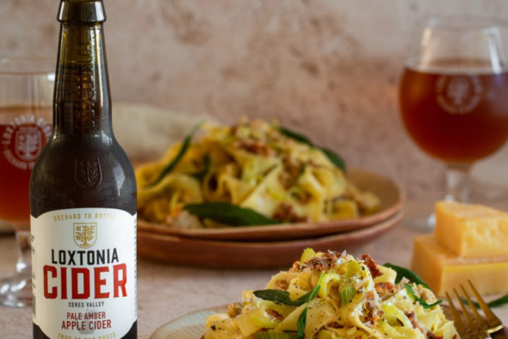 Enrich meaty winter pasta dishes with Loxtonia Cider￼