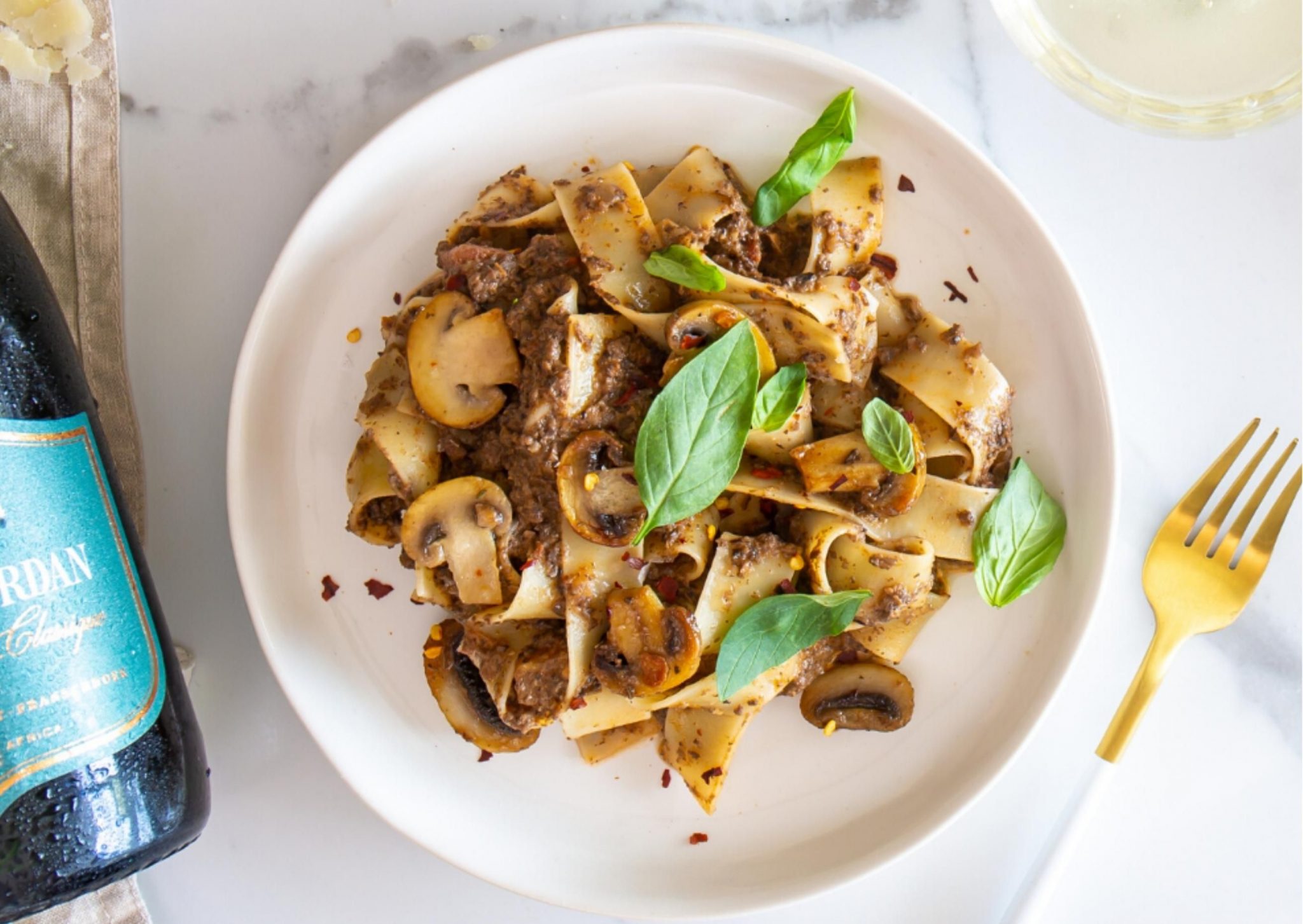 You are currently viewing Mushroom Ragu Pappardelle￼
