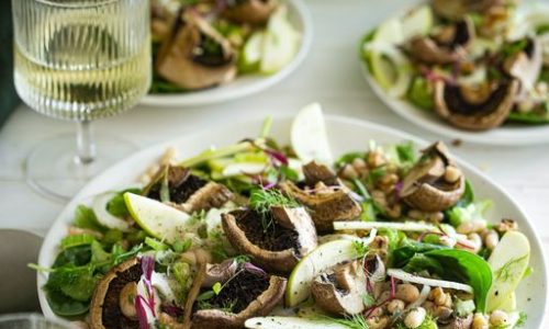 SAMFA – Cannellini Bean, Fennel, Apple & Roasted Mushroom Salad
