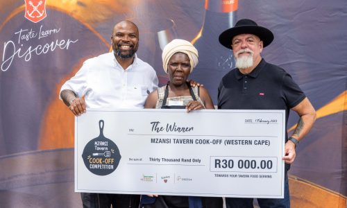 GRACE TELANA CROWNED WESTERN CAPE CHAMPION TAVERN CHEF AFTER SIZZLING COMPETITION