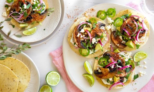 Gluten Free Mushroom Tostadas