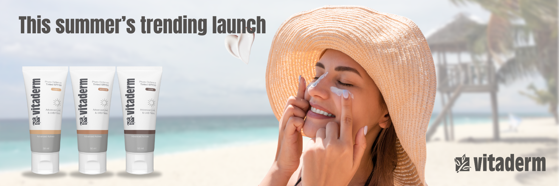 You are currently viewing VITADERM LAUNCHES PHOTO DEFENCE TINTED SPF 50: SUN PROTECTION THAT PERFECTS, PROTECTS & LETS SKIN GLOW